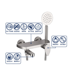 Jboyurn Stainless Steel Shower Set With Storage Platform For Bathroom And Home Use - Product Image 4