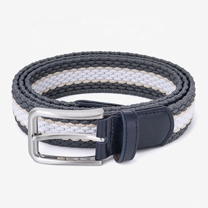 <span class=keywords><strong>Ceinture</strong></span> de golf personnalisée avec logo, extensible et ajustable, tressée, pour hommes et femmes, avec boucle ardillon - Product Image 1