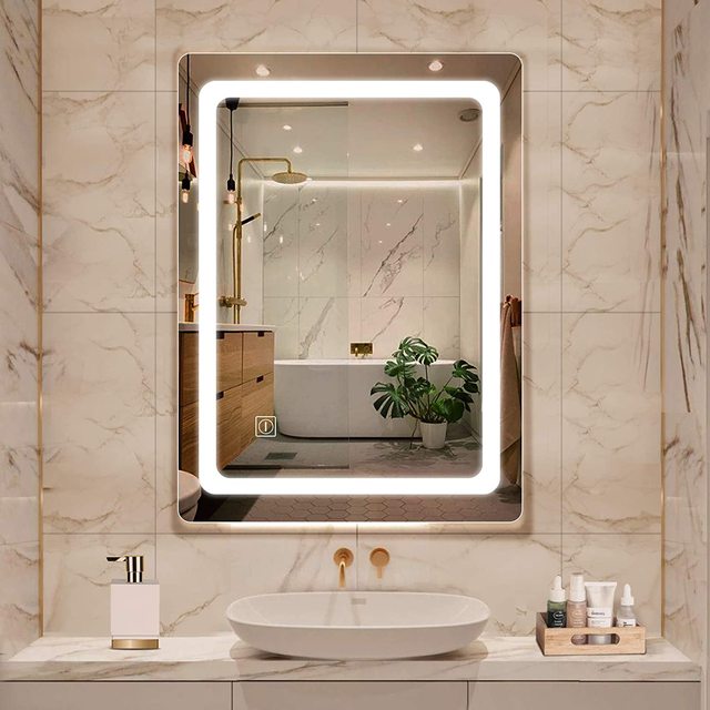 Wholesale LED Smart Bathroom Mirror Illuminated Bluetooth Smart Mirrors for Hotel/Home