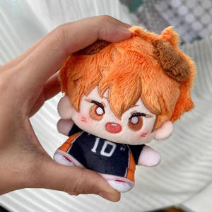 Porte-clés en peluche douce 3D de 10 cm, motif Tobio Kageyama Shouyou Hinata, style anime kawaii, impression en relief - Product Image 2