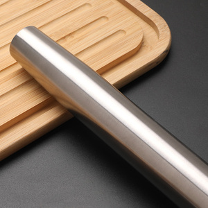 <span class=keywords><strong>Mattarello</strong></span> Professionale in Acciaio Inossidabile Personalizzato per Pasticceria, Antiaderente e Antiruggine - Product Image 2