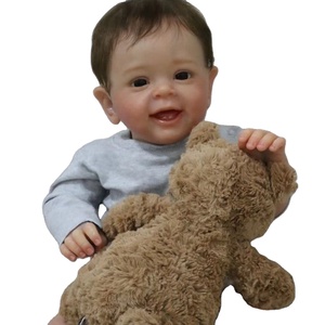 Tùy Chỉnh Đầy Đủ Cơ Thể Mềm Silicone Bé Búp Bê Kit Real Alive tái sinh bebe Với Phụ Kiện Thời Trang Cô Gái 'Búp Bê Giá Cả Phải chăng - Product Image 1