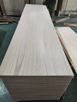   Panneau en bois de Paulownia certifié, lisse et poncé, pour la fabrication de meubles et de cloisons décoratives