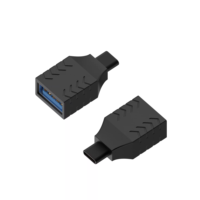 Adaptador Convertidor USB 3.1 Tipo C Macho a Hembra, Conector de Plástico para Todos los Dispositivos Tipo C, Adaptador de Prueba