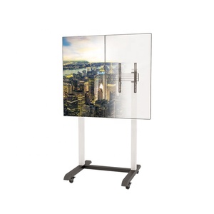 Support TV sur pied <span class=keywords><strong>75</strong></span> à <span class=keywords><strong>100</strong></span> pouces support vidéo TV <span class=keywords><strong>VESA</strong></span> 1000X600 support TV avec roues - Product Image 5