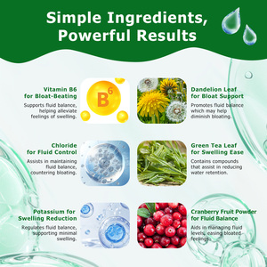 Capsules Water Away à Marque Blanche avec Vinaigre de Cidre de Pomme et Poudre de Soja, Compléments Alimentaires en Capsules, Favorise l'Équilibre Hydrique - Product Image 4