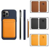 Penjualan terbaru dompet Magnet tempat kartu magnetik kuat Logo kustom Premium untuk ponsel 12