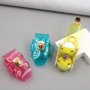 Pochette transparente en PVC pour balles de golf, mini sac de golf portable avec porte-tee - Product Image 3
