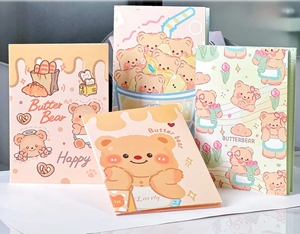 DHF540 – Nouveaux cahiers B5 Mikko, styles Chiikawa, motifs ours de dessin animé Kawaii, pour étudiants, papeterie en gros, fournitures scolaires - Product Image 6