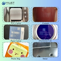Máquina de Marcado Láser UV Voladora, Refrigerada por Agua, para Marcar Número de Lote, Código QR, Logotipo, Fecha, Código de Barras, Metal, Botellas de Medicamentos, Latas