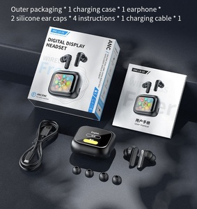 Audífonos TWS con Cancelación de Ruido ANC ENC, Alta Fidelidad, Sonido Estéreo, Bluetooth 5.4, Pantalla Táctil LCD, Batería de Larga Duración - Product Image 6