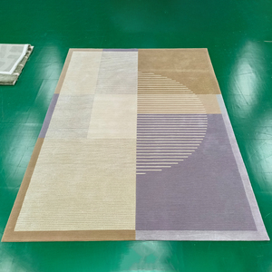 Chất Lượng Cao Dày Thiết Kế Hiện Đại Máy Làm <span class=keywords><strong>C</strong></span>ắt Đống Tay Tufted Nz Len Tre Lụa Thảm Thảm Cho Phòng Khách Hoặ<span class=keywords><strong>c</strong></span> Biệt Thự - Product Image 1