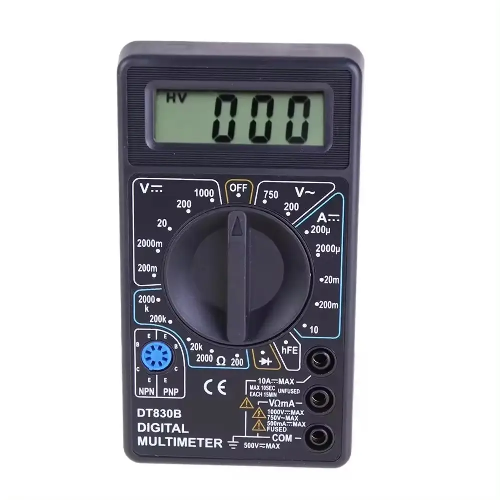 Hoge Kwaliteit DT-830B Voor Test Instrumenten Met Batterij Test Zoemer Digitale Multimeter