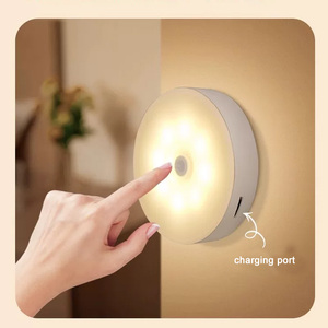 Veilleuse LED à détection automatique du corps humain pour chambre à coucher, s'allume à la présence de personnes, idéale pour les escaliers. - Product Image 2