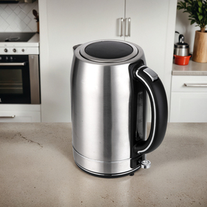 Bouilloire électrique en acier inoxydable 1,7 L 2200 W, chauffe-eau rapide avec arrêt automatique, conception sans fil pour la maison/le bureau - Product Image 6