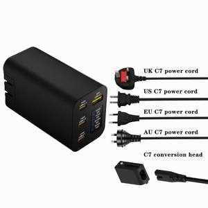 Station de charge ultra-rapide multi-ports 280W GaN 3 USB-C 1 USB-A pour ordinateurs portables, chargeur multifonction de bureau USB C 140W 100W - Product Image 2