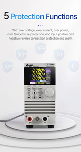 A-BF เครื่องวัดโหลดอิเล็กทรอนิกส์แบบช่องสัญญาณเดียว DCT184C หน้าจอสีเครื่องทดสอบความจุแบตเตอรี่กำลังไฟ 1-150V/0-40A/0-400W ความจุแบตเตอรี่ - Product Image 3