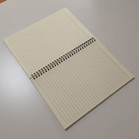 Carnet à spirales B5 ligné, journal à spirales avec couverture rigide en kraft, 70 feuilles (140 pages), couleur marron