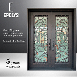 ประตูเหล็กเดือยแบบกำหนดเองสำหรับประตูหน้าบ้านบ้านที่มีสีฟลูออโรคาร์บอนสำหรับ<span class=keywords><strong>มุ้งลวด</strong></span>ประตู<span class=keywords><strong>เหล็ก</strong></span><span class=keywords><strong>ดัด</strong></span>ปรับแต่งได้ - Product Image 2