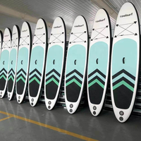 Planche à pagaie gonflable en promotion pour la pêche en stand-up, idéale pour la pêche en mer et les sports nautiques professionnels