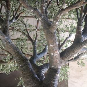 Árbol Artificial <span class=keywords><strong>Moderno</strong></span> de Diseño Nuevo, Gran Árbol Artificial de <span class=keywords><strong>Olivo</strong></span> para Decoración Comercial Interior y Exterior, Centro de Mesa para Vestíbulo de Hotel o Plaza - Product Image 5