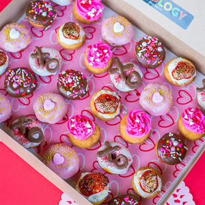 Caja de Embalaje Plegable Personalizada para Mochinuts, para la Cadena de Tiendas <span class=keywords><strong>Dunkin</strong></span> <span class=keywords><strong>Donuts</strong></span>, Fábrica de Empaque - Product Image 4