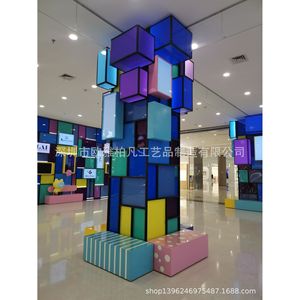 Panneau mural en FRP personnalisé, moderne, léger, pré-assemblé, pour décoration verticale, présentoir - Product Image 4