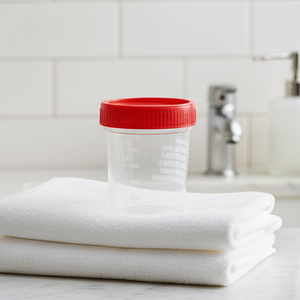 ภาชนะบรรจุปัสสาวะพร้อมช้อนพลาสติก60มล. ตัวอย่างสำหรับเก็บอุจจาระแบบใช้แล้วทิ้งสำหรับโรงพยาบาล - Product Image 6