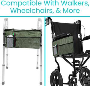 Free sample Hot Sell Taiwan Pearl Coated Crutch bag Lightweight Crutch Bag Universal Crutches <b>Accessory</b> Carryon Pouch - Product Image 3