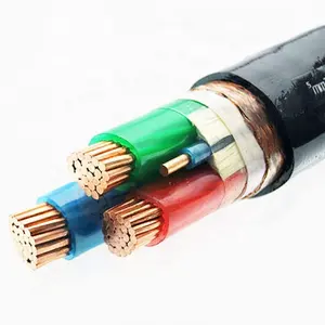 ตัวนําทองแดงหลายแกน XLPE ฉนวนหุ้มเกราะ PVC หุ้ม N2xby สายไฟไฟฟ้ามาตรฐาน IEC