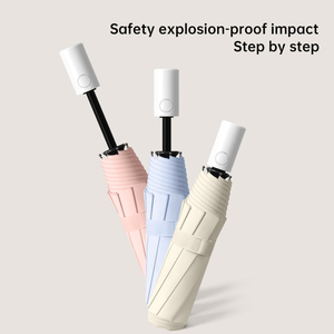 Nouveau Portable Safe Rebond Prévention <span class=keywords><strong>Petit</strong></span> <span class=keywords><strong>Parapluie</strong></span> Facile à Plier <span class=keywords><strong>Automatique</strong></span> 3 <span class=keywords><strong>Parapluie</strong></span> Pliant Imperméable Cadeau D'affaires <span class=keywords><strong>Parapluie</strong></span> - Product Image 3