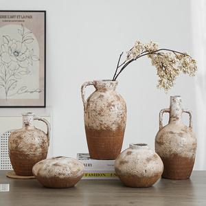 FANGSHENG Offre Spéciale <span class=keywords><strong>grand</strong></span> fait à la main en argile rouge terre cuite en céramique ferme fleur Pot de plantation pour Pâques extérieur jardin décor - Product Image 3