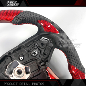 Volante de Fibra de Carbono Personalizado para <span class=keywords><strong>Toyota</strong></span> GR <span class=keywords><strong>Supra</strong></span> 2.0T/3.0T GR <span class=keywords><strong>Supra</strong></span> Pro Edición Especial/GR <span class=keywords><strong>Supra</strong></span> <span class=keywords><strong>GT4</strong></span> Concept/3.0T Premium - Product Image 4
