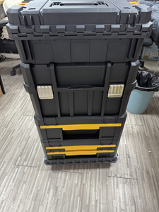 Système de rangement d'outils portable AIRAJ avec roues robustes, chariot à outils combiné, valises, boîte de rangement pour charpentier, boîte de rangement pour <span class=keywords><strong>voiture</strong></span>, boîte à outils - Product Image 2