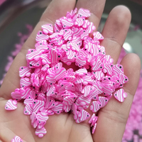 500g de tranches de paillettes en argile polymère pour slime DIY, motifs animaux : patte d'ours, panda, dauphin, étoile de mer, abeille, renne, grenouille, papillon