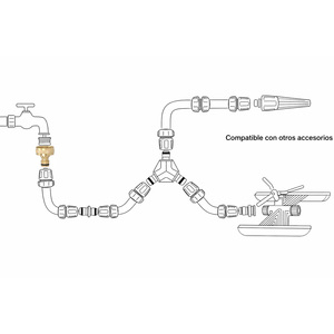 Adattatore per Tubo in Ottone con Attacco Femmina da 1 Pollice - Product Image 4
