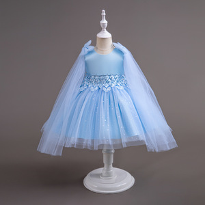 Nouveau style transfrontalier paillettes princesse fille fête moelleux tulle enfants petite fille <span class=keywords><strong>robe</strong></span> formelle - Product Image 3