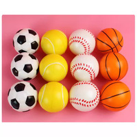 Balle anti-stress en plastique PU élastique pour le football et le basketball, jouet pour tous les âges, unisexe, à partir de 14 ans