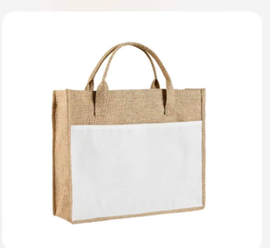 Bolsa Tote para Sublimación por Transferencia de Calor con Logotipo Personalizado, Marca Malu, Hecha a Mano, Tamaño de Impresión 36x23cm, para Verano - Product Image 2