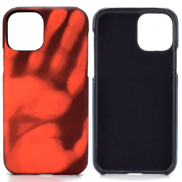 Color Change Thermal Cell Phone Case for iPhone 11 12 13 14 15 16 17 Heat Sensitive Heat-Responsive Color Changing Phone Case
