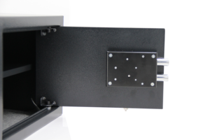 Caja Fuerte para el Hogar - Caja de Seguridad de Acero con Cerradura de Llave, Cajas Fuertes de Acero para el Hogar, Oficina, Hotel, Caja Fuerte Pequeña Oculta - Product Image 3
