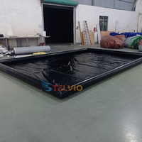 Tapis de sol de lavage Mobile tapis de lavage de voiture gonflable nettoyage Garage tapis de confinement de sol collecteur d'eau gonflable piscine