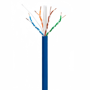 <span class=keywords><strong>Catégorie</strong></span> <span class=keywords><strong>6A</strong></span> (Cat <span class=keywords><strong>6A</strong></span>) Câblage structuré U/UTP 23AWG LSOH <span class=keywords><strong>Câble</strong></span> réseau en cuivre massif Bleu 305m Bobine en bois - Product Image 1