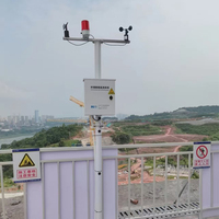 Capteur de vitesse et de direction du vent combiné Zigbee pour usage extérieur, anémomètre à ailettes pour grue, mesure par thermistance industrielle, à vendre