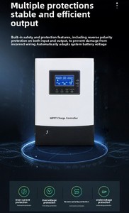 <span class=keywords><strong>Controlador</strong></span> de Carga <span class=keywords><strong>Solar</strong></span> de 60A/80A/<span class=keywords><strong>100A</strong></span>, Modo de Carga <span class=keywords><strong>MPPT</strong></span> Eficiente, Identificación Automática de 12V/24V/48V <span class=keywords><strong>Solar</strong></span> - Product Image 2