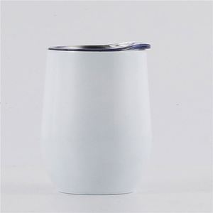 304 Food Safe Stainless Steel Interior Egg Tumbler <b>Cup</b> <b>Reusable</b> Eco Friendly <b>Cup</b> for Beach Camping Hiking ASM09 - Product Image 1