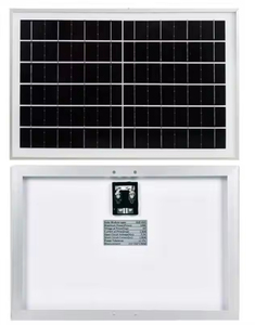 แผงโซลาร์เซลล์แบบโมโนคริสตัลไลน์สีดำทั้งหมด กำลังไฟต่ำ 10w 20w 30w 40w สำหรับใช้ในครัวเรือน ขายส่ง แรงดัน 16V - Product Image 2
