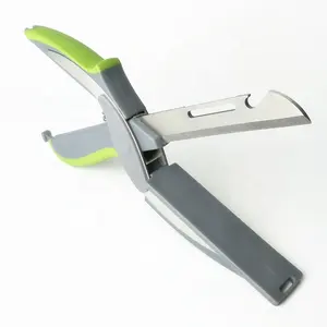 in stock food grade stainless steel heavy duty blade Multi-functional kitchen smart scissor 4 in 1 kitchen food Scissor