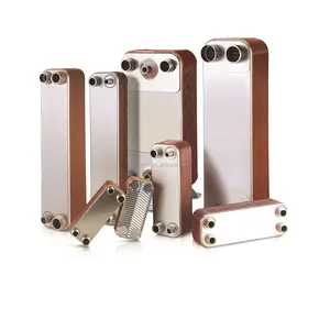 052 heat pump condenser water heating copper brazed plate type heat exchanger