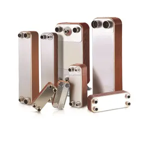 052 Heat Pump Condenser Water Heating Copper Brazed Plate Type Heat Exchanger